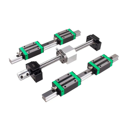 Sick Precision Linear Guide Rail Kit With Two HGR20 Square Rails Four HGH20CA Slides Carriage Plus SFU1605 Ball Screw for CNC
