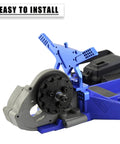 Spur Gear Upgrade Set For 1/10 Slash Rustler Stampede Bandit 2WD RC Car 48P 76T 83T 86T 90T shown installed on RC chassis