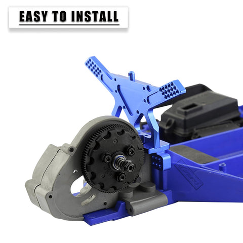 One Tenth Scale Slash Rustler Stampede Bandit 2WD VXL XL5 Beefed Up Spur Gear Upgrade Kit Tough Nylon 76T 48P 86T Gears Durable Replacement Parts Five Piece Set Replaces 4686