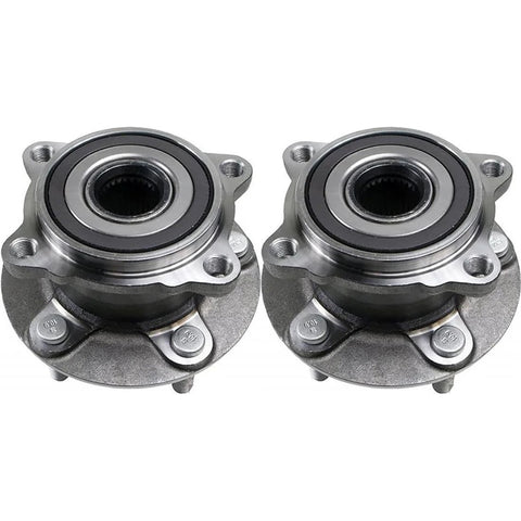 Rear Wheel Bearing And Hub Assembly For Mitsubishi Lancer And Outlander 2007 Through 2015 Two Piece Replacement Kit With Wheel Hub Bearing Compatible 3785A019 40146000 PT530711