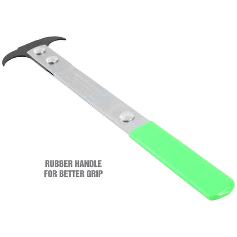 Dual Tip Seal Removal Tool For Any Seal Size Easy No Hassle Seal Extractor With Sharp Tips and green rubber handle