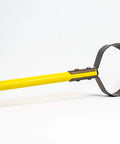 V Blade Weeder Scuffle Hoe with a 54 Inch Fiberglass Handle and Grips for Quick Weeding in Soil, Gravel, Bark and Between Plants, Open Design