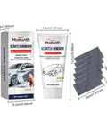 Car Scratch Remover Kit With Polishing Pad And Repair Cream For Quick Paint Restoration, 2.12oz cream, pads, and box displayed.