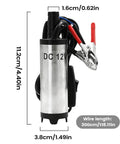 Heavy Duty Portable Oil Transfer Pump With Multi Purpose Fluid Dispensing for Gas, Diesel And Water Moving in Garage or Outdoors.