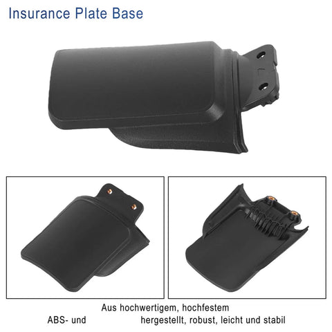 G3 Electric Scooter Rear License Plate Holder With Mudguard Base Brackets Durable Plate Mount Keeps Your Plate Secure Debris And Water