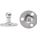 2 Pack 10mm Ball Studs Mounting Brackets For Gas Struts And Shocks With Screws, round brackets for bonnet lifter kits