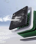 Close-up of carbon filter in Portable Solder Fume Extractor Fan With Carbon Filter Solder Smoke Absorber Cooling And Lighting