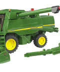 John Deere T670i Combine Harvester Toy For Kids With Ackermann Steering Tow Bar and Removable Grain Tank playset on display