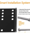 Universal Trailer Tongue Jack Relocation Kit With Bolt On Bracket For 3 Bolt And A Frame Jacks No Weld Install Tailgate Clearance