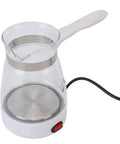 Glass Turkish Coffee Maker Portable 600ml Electric Turkish Pot For Turkish Coffee Arabic Greek Style Brew, glass and SUS build