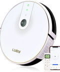 Ultra Slim Robot Vacuum And Mop Cleaner With WiFi App Control Auto Recharge 1600Pa Suction For Hair And Dust Water Streak Free Mopping
