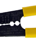 7 In 1 Wire Stripper And Cable Cutting Tool For Stranded Solid NM And UF Wire Pro Grade Electrician Hand Tool, yellow handle