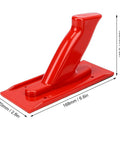 Rock Solid Two Pack Table Saw Push Block Crafted For Real Woodworkers Featuring Ergonomic Angled Grip And Rounded Handle Reliable Planer Safety Gear Made From Heavy Duty Abs Plastic, red ergonomic push block measuring 168mm x 70mm.