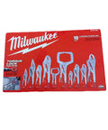10 Piece Locking Pliers Auto Kit For Quick Grips And Tough Jobs, packaging display with heavy duty tools lined up