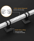 Three Inch Kitchen Cabinet Handles Set 30 Pack Black And White Marble Grain Two Tone Square Pulls with solid material details