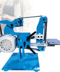 Built Like A Tank 750W Bench Grinder Belt Sander Featuring Stepless Speed Control and Easy Vertical Or Horizontal Mounting, all steel design.