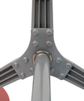 Close-up of Vertical Wind Turbine Generator Kit 400W Off Grid Wind Power System hub and blade structure.