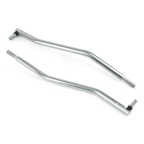 Two Piece Heavy Duty Steering Drag Link Set Left And Right Hand For Cub Cadet OEM 747-05425A 747-05424A Replacement Fits GT-2000 GT-2042 GTX-2100 GTX-2000 2012-2013 2014 Models, silver steel