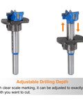 No Sweat Drilling With This Top Shelf Two Pack Forstner Drill Bits Delivering Bang For Your Buck Tungsten Carbide Durability adjustable depth settings