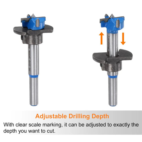 No Sweat Drilling With This Top Shelf Two Pack Forstner Drill Bits Delivering Bang For Your Buck Tungsten Carbide Durability adjustable depth settings