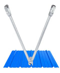 Two In One Hand Seamer For Sheet Metal Heavy Duty Standing Seam Tool on metal roof, showing waterproof clip lock design