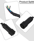 Professional 7 Pin Proportional Valve Connector With Two Foot Cable IP67 Weatherproof Female Hydraulic Plug Din En175201 close-up of cable and connector details