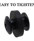 One Quarter Inch Black Chicago Screw Set Of Sixteen With Corrosion Resistant Build And Precision Threads Hella Durable Tooling Kit for easy tightening.