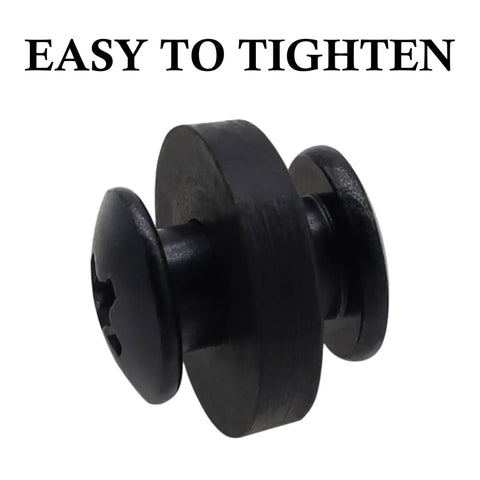 One Quarter Inch Black Chicago Screw Set Of Sixteen With Corrosion Resistant Build And Precision Threads Hella Durable Tooling Kit for easy tightening.