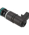 GM Vapor Canister Vent Solenoid Valve 85123399 Replacement For Your Ride, black plastic with green and white accents.