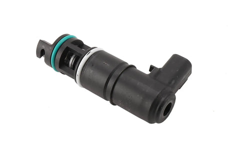 GM Vapor Canister Vent Solenoid Valve 85123399 Replacement For Your Ride, black plastic with green and white accents.