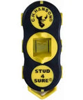 Magnetic Stud Finder 5 Pack For Fast Wall Scanning Strong Magnet Locator Tools with yellow and black design, front view.