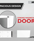 Modern White Powder Coated Steel Mailbox Built To Last Tough As Nails Ready To Post Mount Curbside Welded Design With Stainless Hinges And Magnetic Door All Weather Waterproof Heavy Duty Mailbox For Parcels And Letters