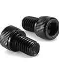 Built Different 304 Stainless Steel Socket Head Cap Screws 1/4-20 X 1/2 Inch with slick black oxide coating, ideal for quick fixes.