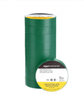Green Vinyl Electrical Tape Three Quarters Inch By Sixty Feet 0.007 Inch Thick Ten Pack For Wire Repairs And Cable Bundling