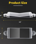 Light Switch Guard Cover For Flat Modern Rocker And Paddle Switches Clear 4 Pack 4.5 x 1.5 inch guard