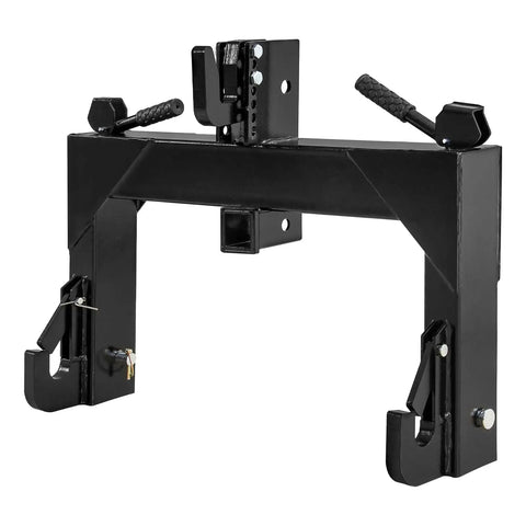 3 Point Quick Hitch For Category 1 Tractors With 3000 Lbs Lift Capacity, beefy heavy duty steel, rust resistant powder coat