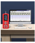Heavy Duty Handheld Surface Roughness Tester And Profilometer with display showing 1.561μm measurement on desk.