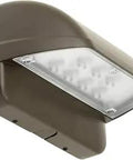 Outdoor Commercial LED Wall Pack PCOWC-20LED-20 Bronze Finish with Die Cast Aluminum Housing for weatherproof security lighting.
