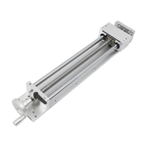 Boss Grade Linear Sliding Table For CNC Machines, Manual Cross Slide, aluminum alloy rail, top view, 0.05mm accuracy, DIY use
