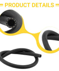 Half Inch ID Transmission Oil Cooler Hose Replacement For Transmission Line, heavy duty black rubber coiled hose