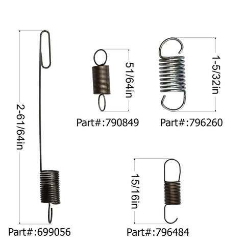 14-Piece Governor Spring Kit For Briggs And Stratton Small Engines Replacement Set Includes Choke Idle Air Vane And Link Springs