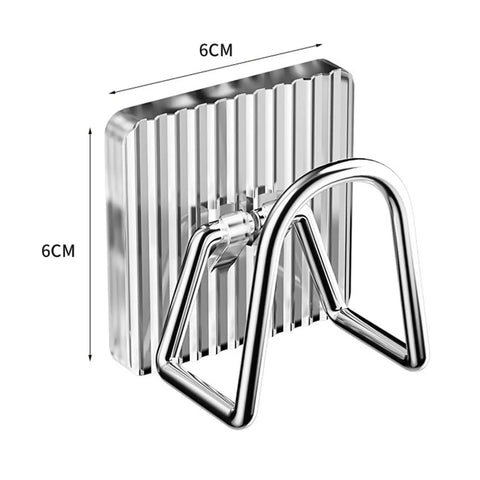 White Self Adhesive Wall Hooks That Stick Like Crazy No Drill Heavy Duty Towel Holder And Coat Hanger With Ultra Strong Waterproof Glue easy install 6CM size