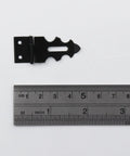 Super Cute Crapyt 20 Pcs Hood Locks Latches With Screws Compact Cabinet Door Safety Catches For Toolboxes And Storage Boxes Easy Diy Install Fit Any Project, black metal latch with ruler.