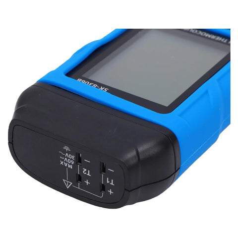 Heavy Duty 4 Channel Digital Thermometer With K And J Type Thermocouple Input, Slick 5999 Point Data Logger close-up of control panel