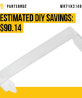 Fresh Food Door Shelf Replacement For GE Refrigerators Heavy Duty Durable Part Replaces AP6989503 PS16217357 WR71X31485