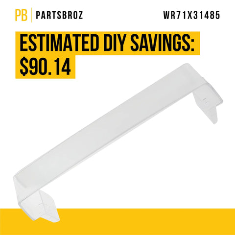 Fresh Food Door Shelf Replacement For GE Refrigerators Heavy Duty Durable Part Replaces AP6989503 PS16217357 WR71X31485