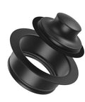 Black Kitchen Sink Flange Stopper Universal Fit For Three And A Half Inch Standard Sink Drain Hole Replacement Accessory For Garbage Disposals Durable Stainless Steel