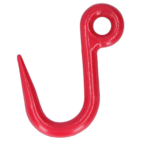 Heavy Duty Alloy Steel Eye Crane Safety Hook For Stable Lifting 1 Ton Load With Reinforced Eye And Anti Crack Design Built For Factories Ports Transportation And Construction Projects
