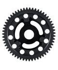 48P Spur Gear Set 48T And 55T For 1 16th Scale E Revo Slash Rally Summit Upgrade Beefy 40Cr Steel Lightweight Easy Install Drop In Fit Delivers Smooth Power And Stable Performance. 48T 40Cr steel RC spur gear, front view