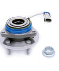 Front Wheel Hub Bearing Assembly 513121 with Nut ABS 5-Lug Single Unit, shown with connector for Chevy and Buick models